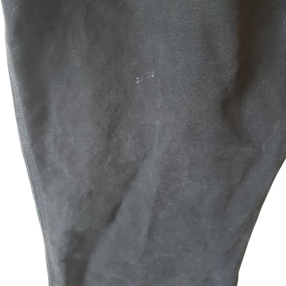 Carhartt Mens Black Pants Size 48 x 30 Worn Faded Distressed Dungaree Work Pants - Picture 6 of 16